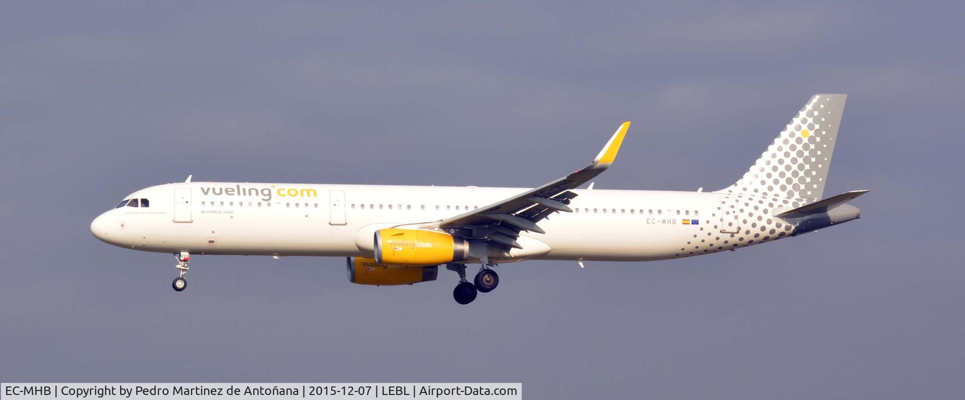 EC-MHB, 2015 Airbus A321-231 C/N 6691, El Prat -  Barcelona  -  España