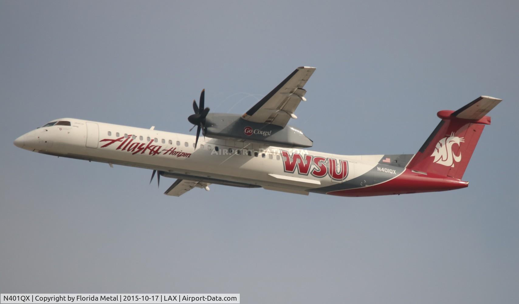 N401QX, 2001 De Havilland Canada DHC-8-402 Dash 8 C/N 4031, Alaska Washington State University