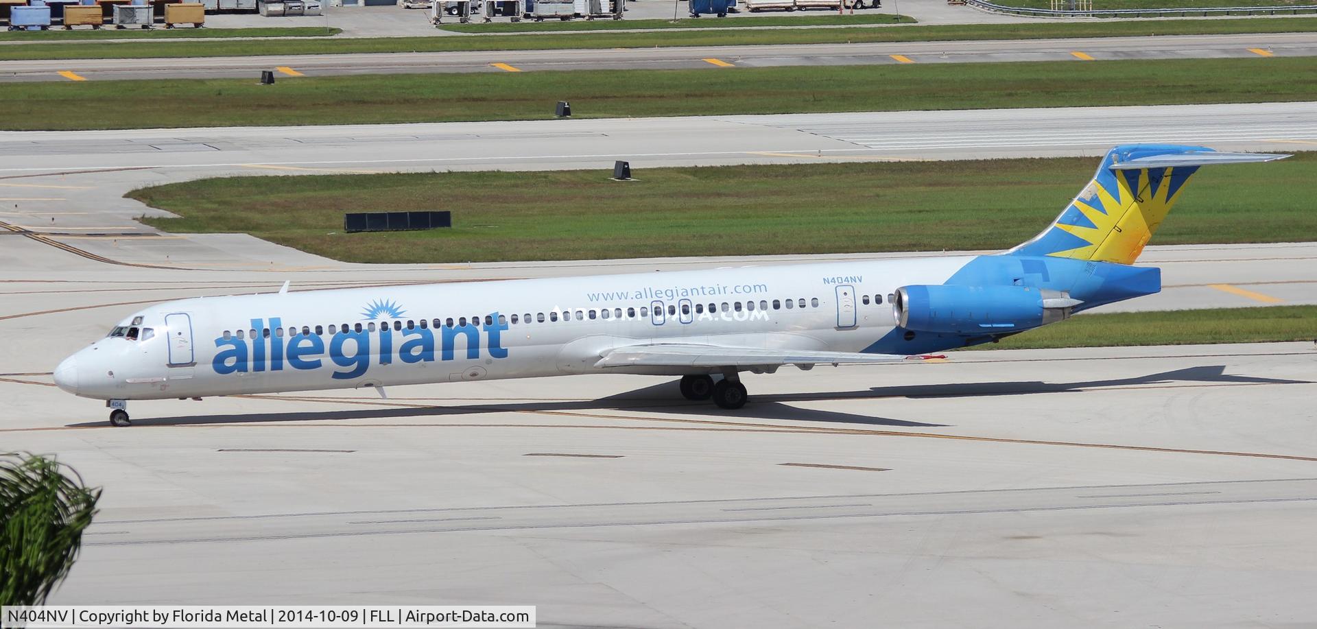 N404NV, 1989 McDonnell Douglas MD-88 C/N 49765, Allegiant