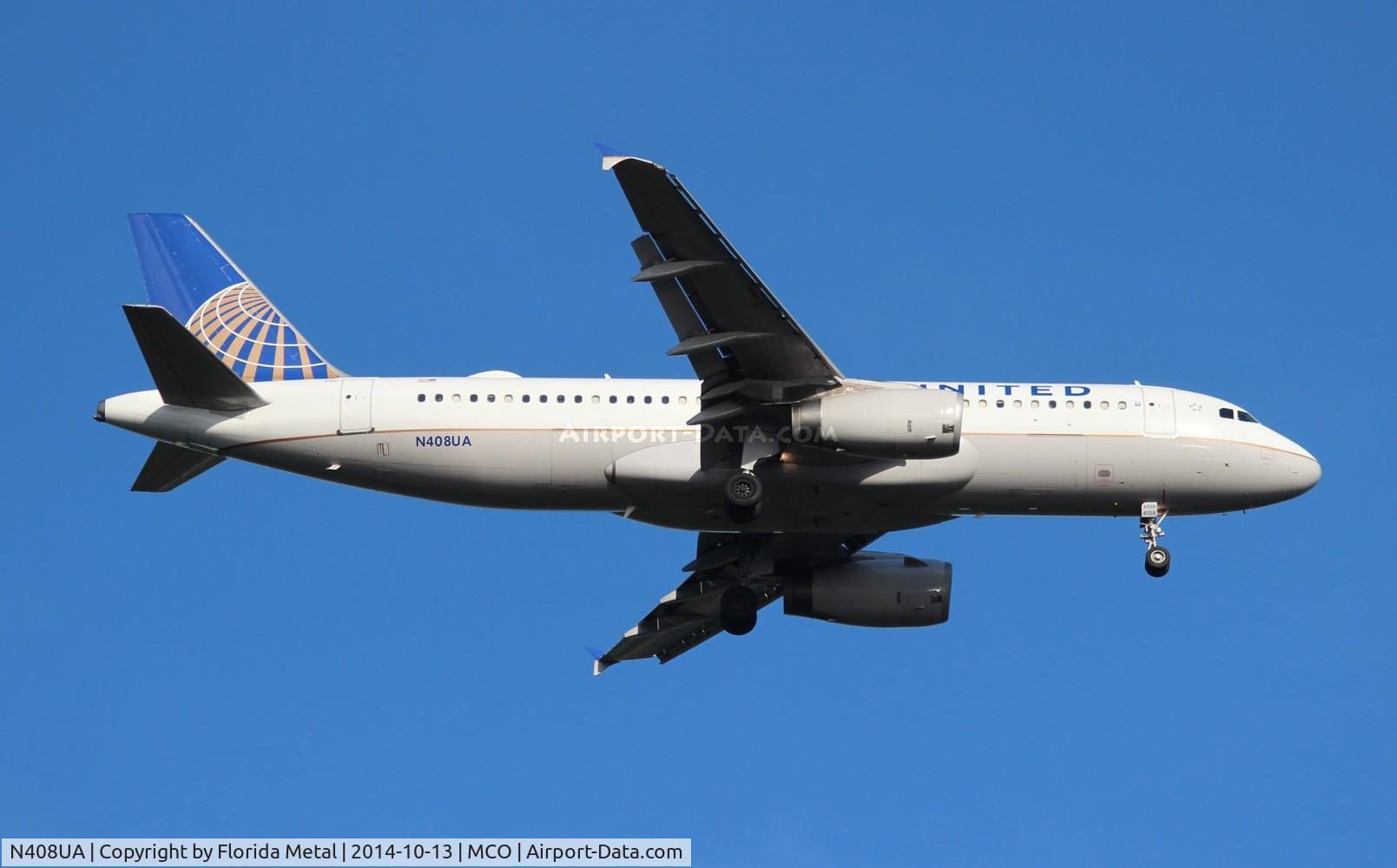 N408UA, 1994 Airbus A320-232 C/N 457, United A320