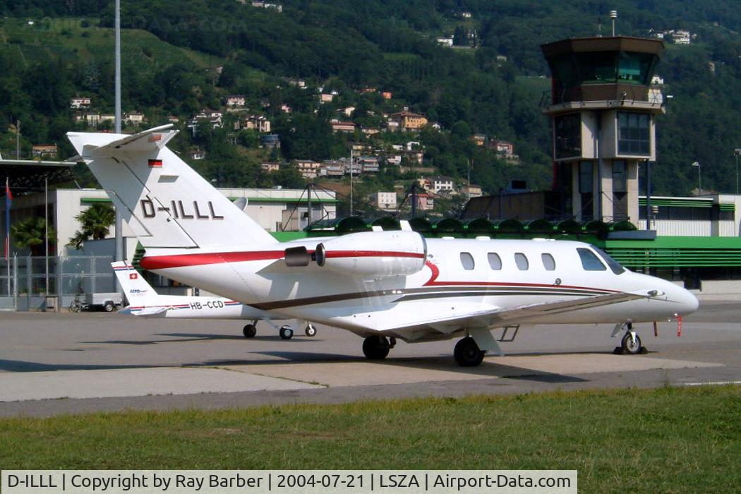 D-ILLL, 2003 Cessna 525 CitationJet CJ1 C/N 525-0518, Cessna Citationjet CJ1 [525-0518] Lugano~HB 21/07/2004