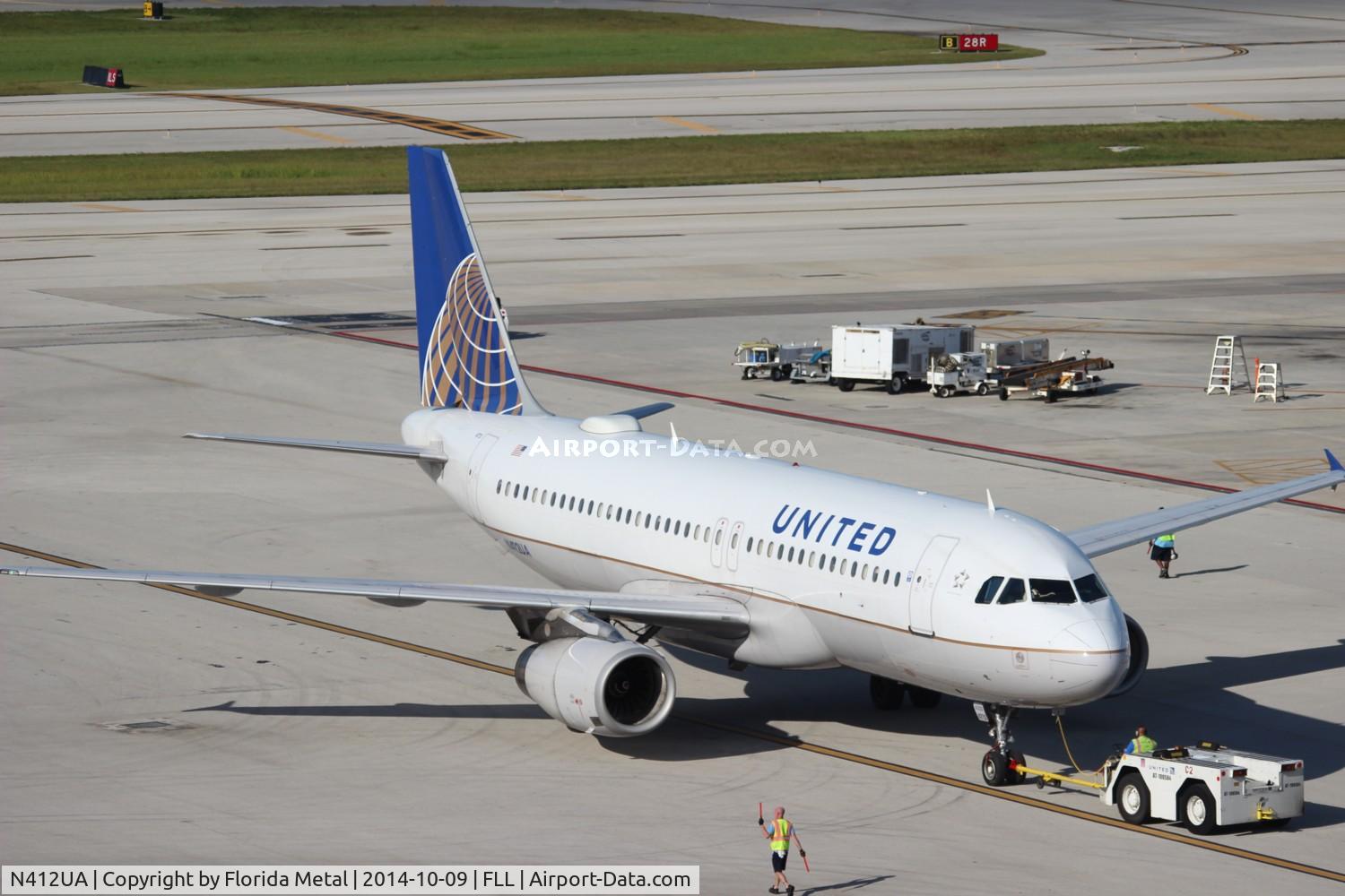 N412UA, 1994 Airbus A320-232 C/N 465, United