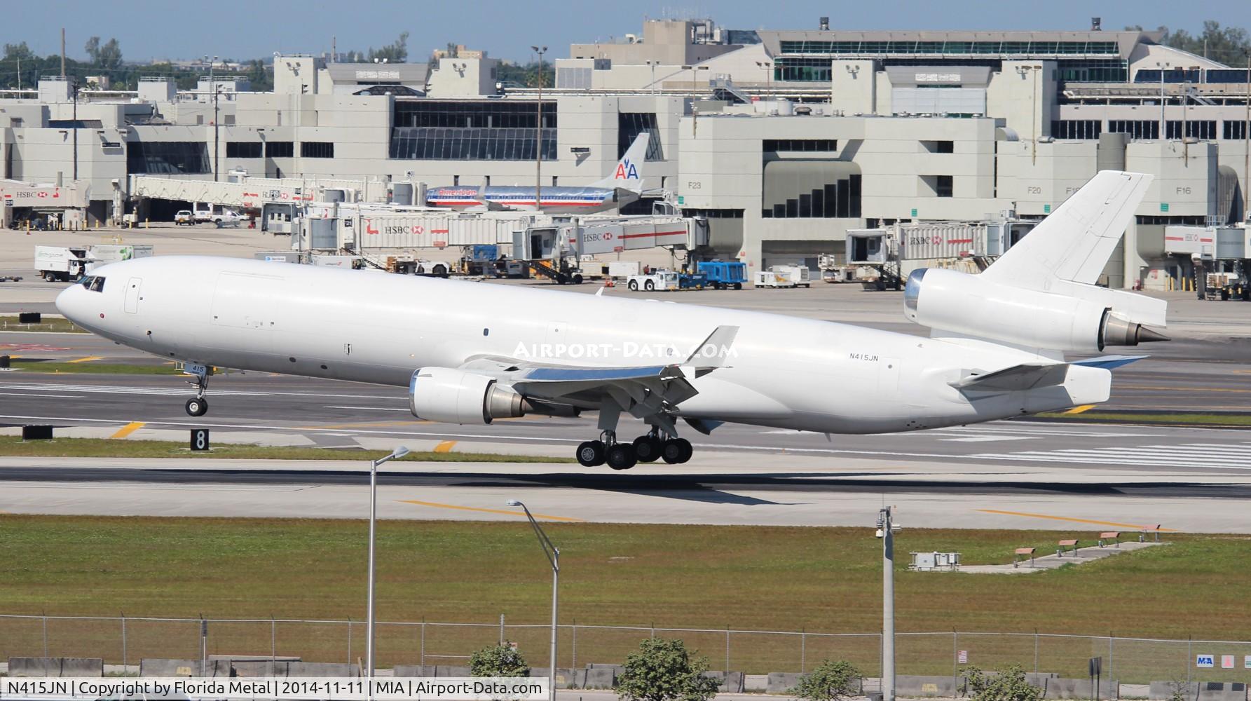 N415JN, 1994 McDonnell Douglas MD-11F C/N 48415, Western Global