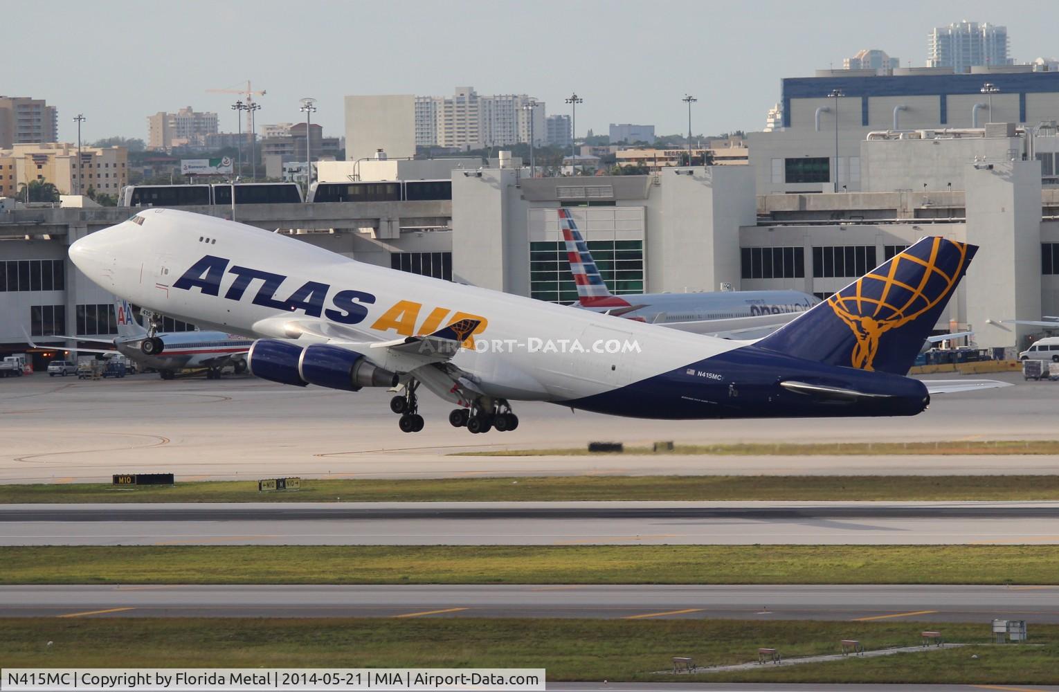 N415MC, 2002 Boeing 747-47UF C/N 32837, Atlas Air