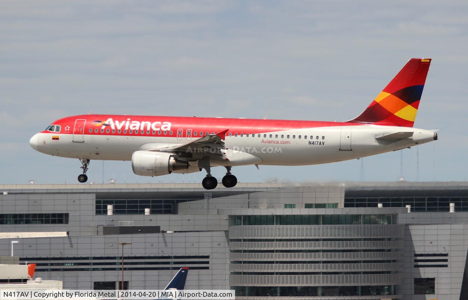 N417AV, 2010 Airbus A320-214 C/N 4175, Avianca