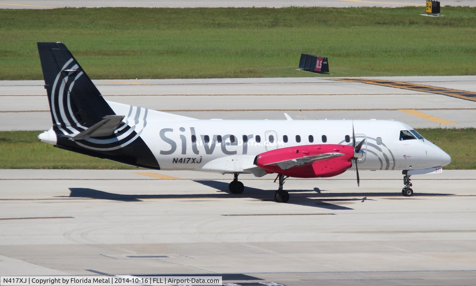 N417XJ, Saab 340B C/N 340B417, Silver Airways