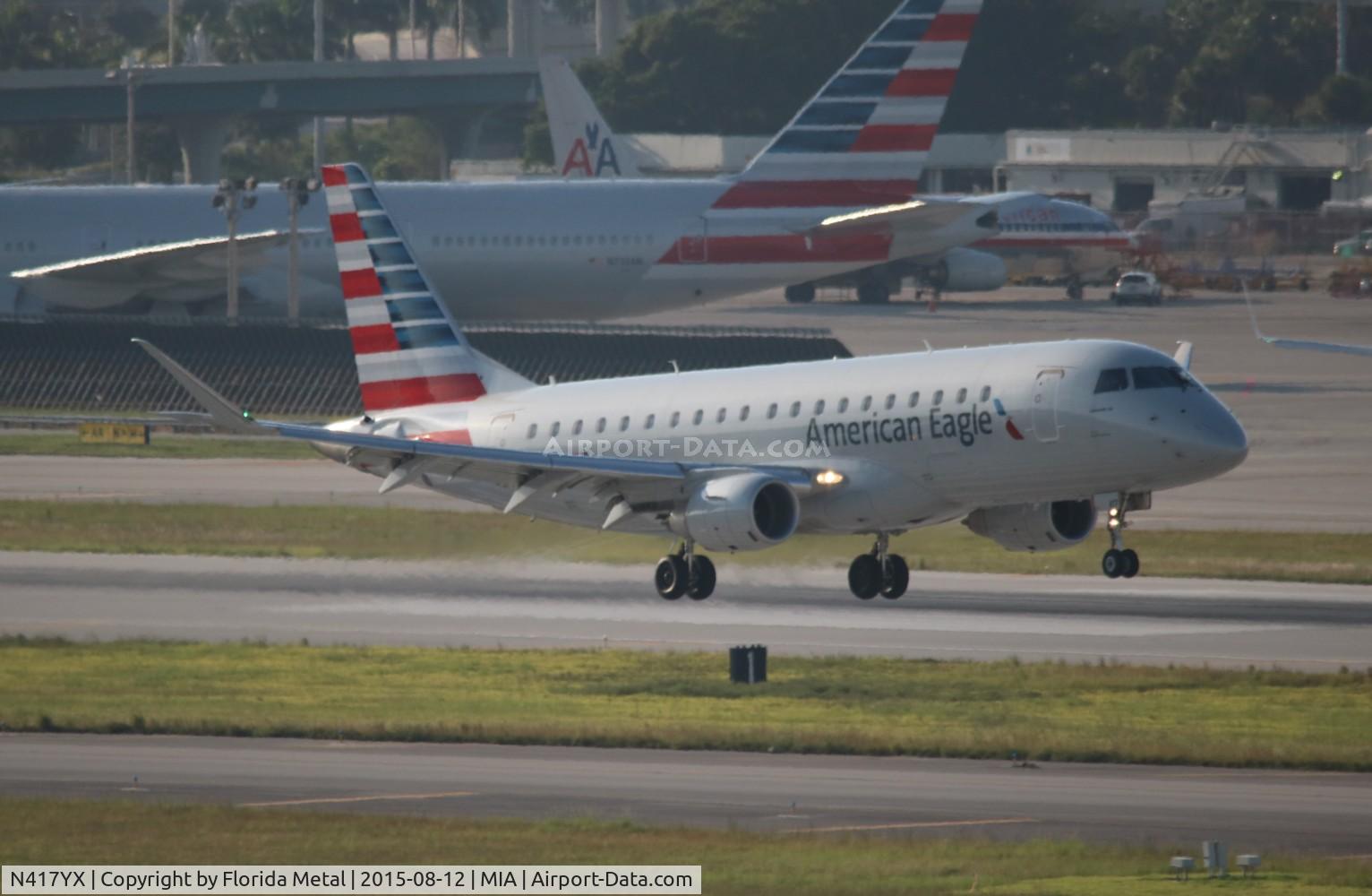 N417YX, 2013 Embraer 175LR (ERJ-170-200LR) C/N 17000382, American Eagle