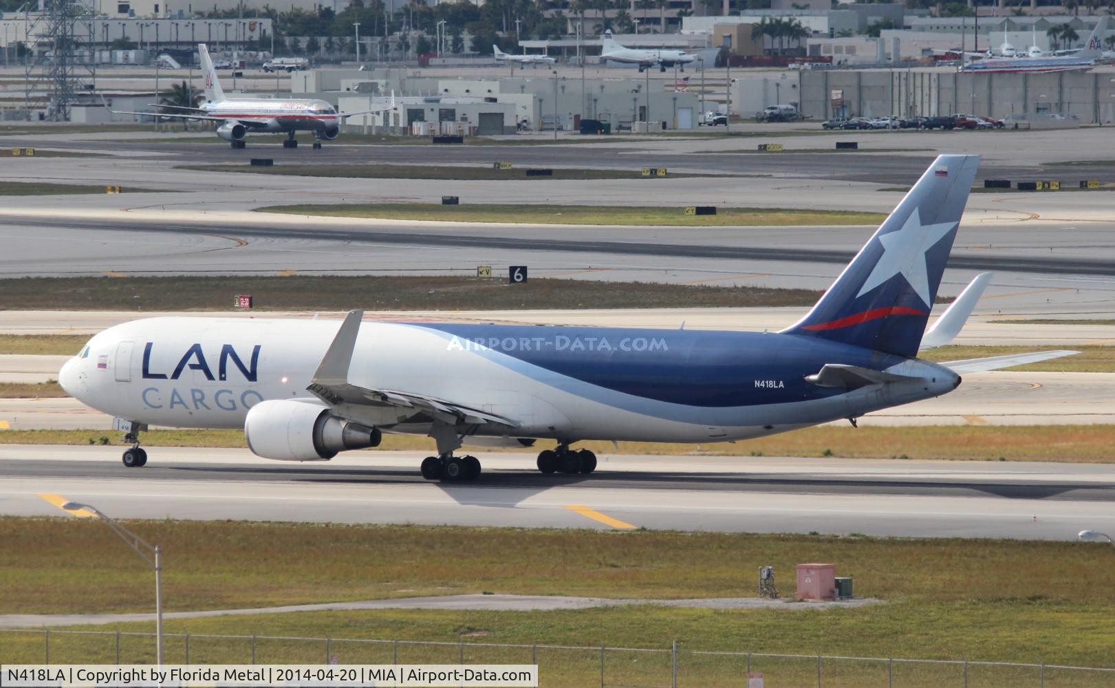 N418LA, 2005 Boeing 767-316F C/N 34246, LAN Cargo
