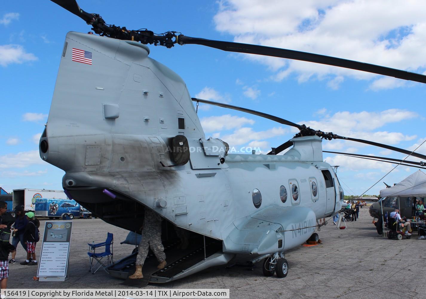 156419, Boeing Vertol CH-46F Sea Knight C/N 2489, CH-46F