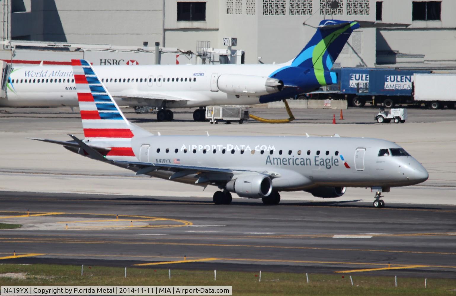 N419YX, 2013 Embraer 175LR (ERJ-170-200LR) C/N 17000384, American Eagle