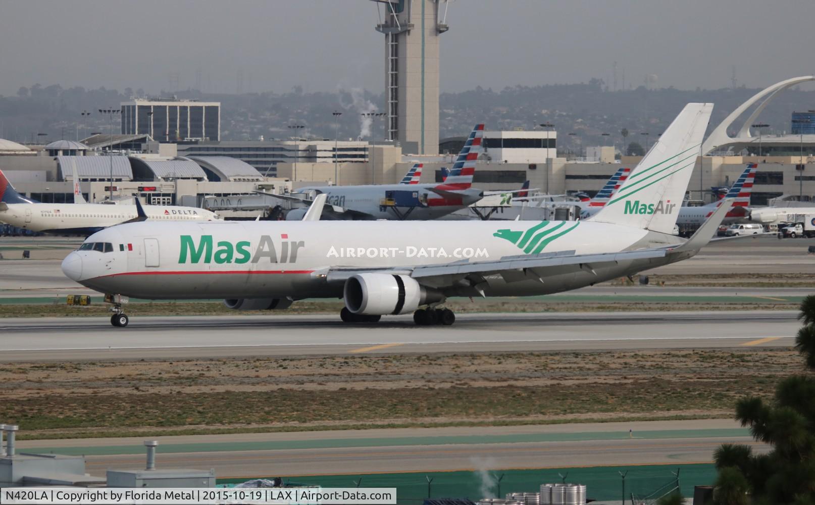 N420LA, 2006 Boeing 767-316F C/N 34627, MAS Cargo
