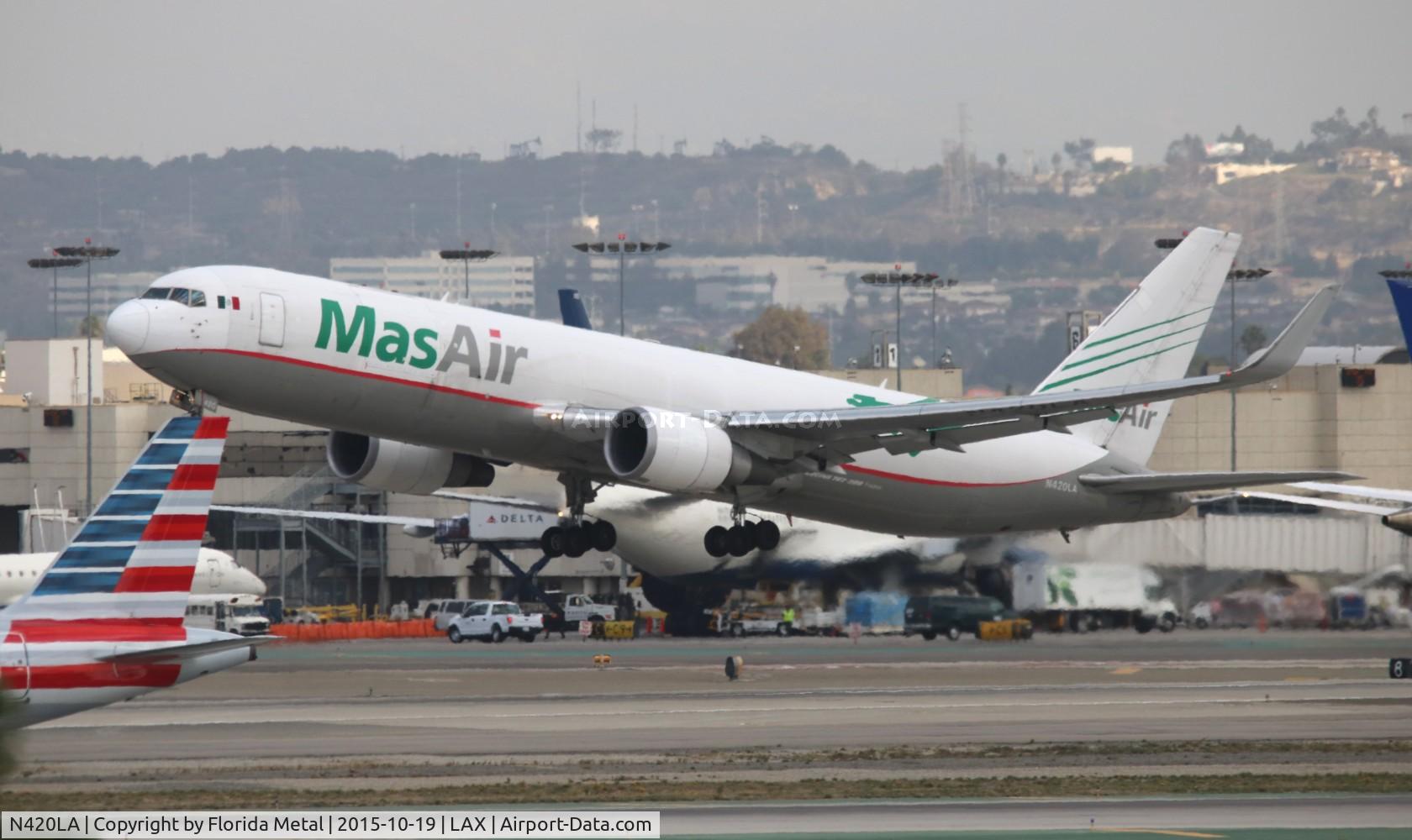 N420LA, 2006 Boeing 767-316F C/N 34627, MAS Air Cargo