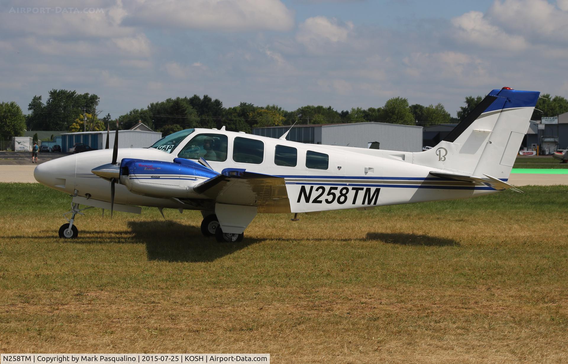 N258TM, 1988 Beech 58 Baron C/N TH-1539, Beech 58