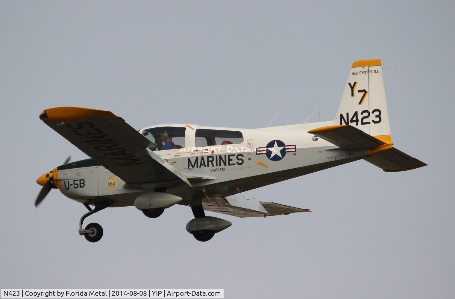 N423, 1978 Gulfstream American Corp AA-5B C/N AA5B0986, AA-5B
