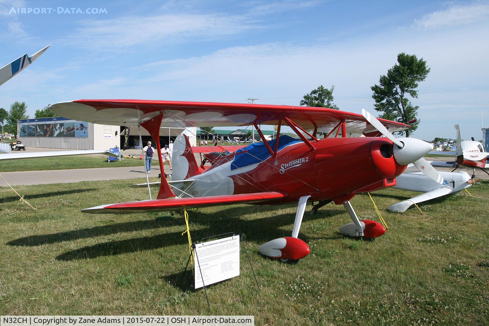 N32CH, 1981 Stolp SA-300 Starduster Too C/N 1961, 2015 - EAA AirVenture - Oshkosh Wisconsin.