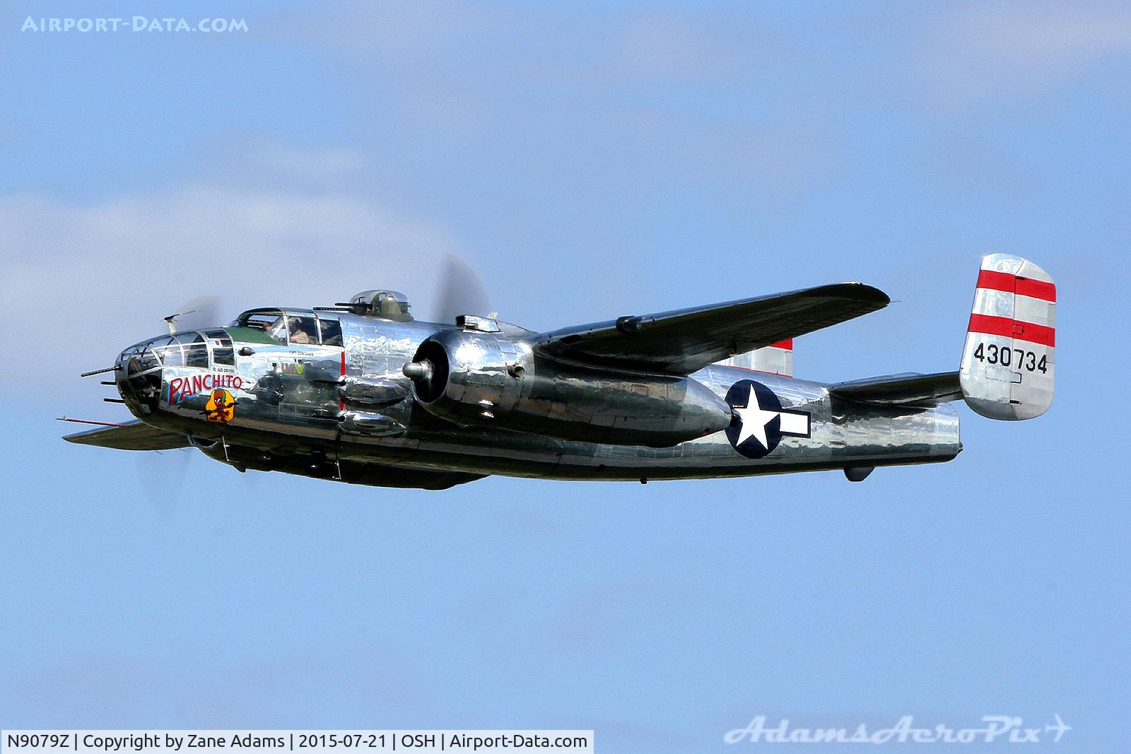N9079Z, 1944 North American TB-25N Mitchell C/N 108-34009, 2015 - EAA AirVenture - Oshkosh Wisconsin.