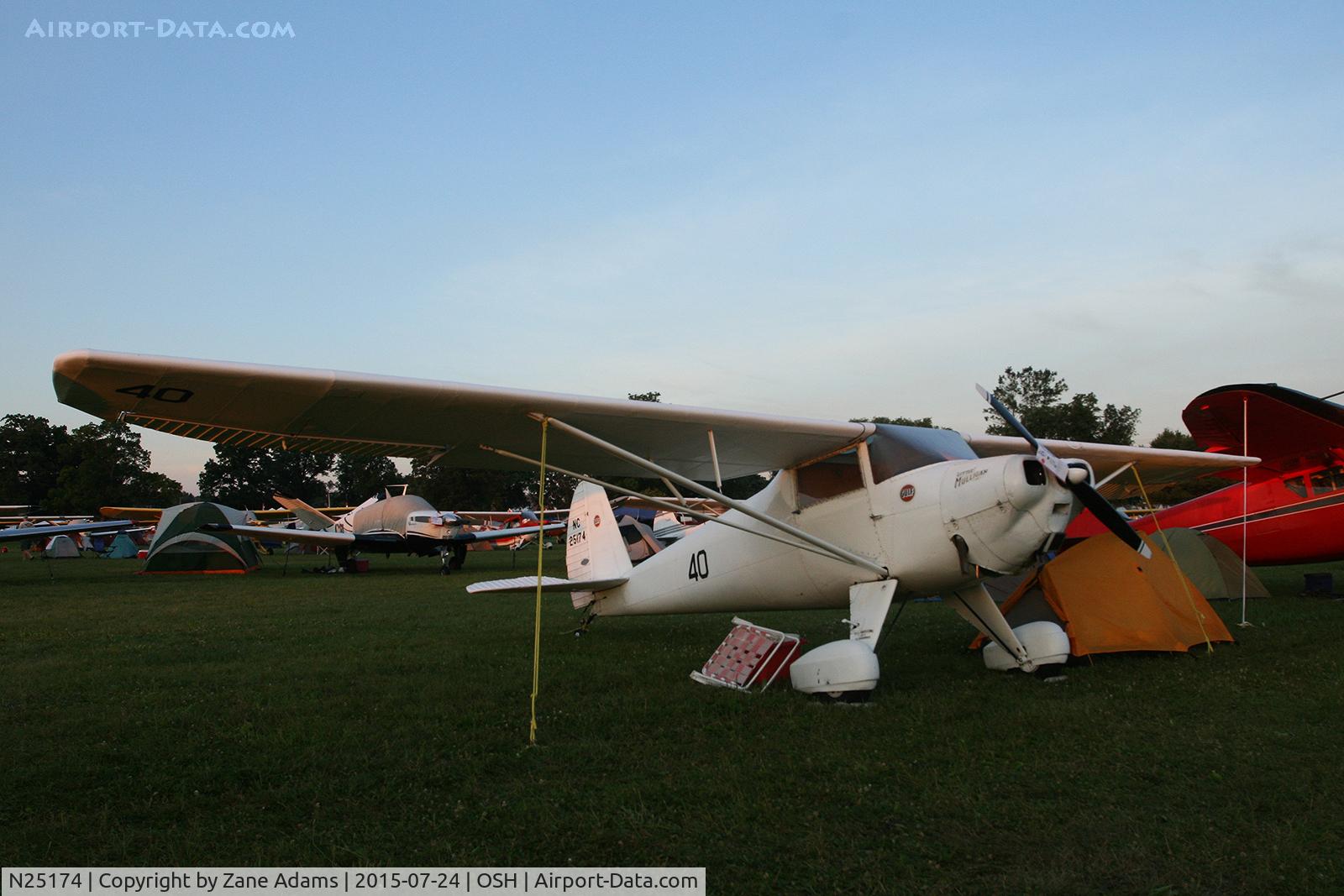 N25174, 1939 Luscombe 8A Silvaire C/N 1098, 2015 - EAA AirVenture - Oshkosh Wisconsin.