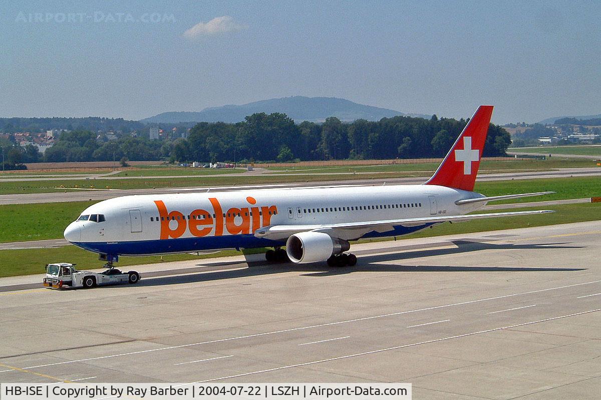 HB-ISE, 1997 Boeing 767-3Q8 C/N 27600, Boeing 767-3Q8ER [27600] (Belair Airlines) Zurich~HB 22/07/2004
