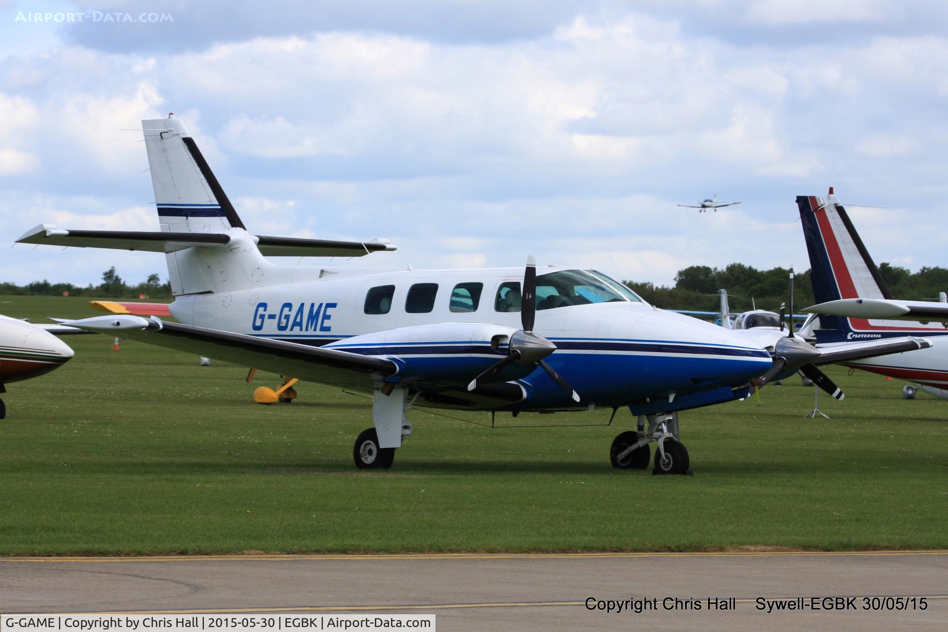 G-GAME, 1982 Cessna T303 Crusader C/N T303-00098, at Aeroexpo 2015