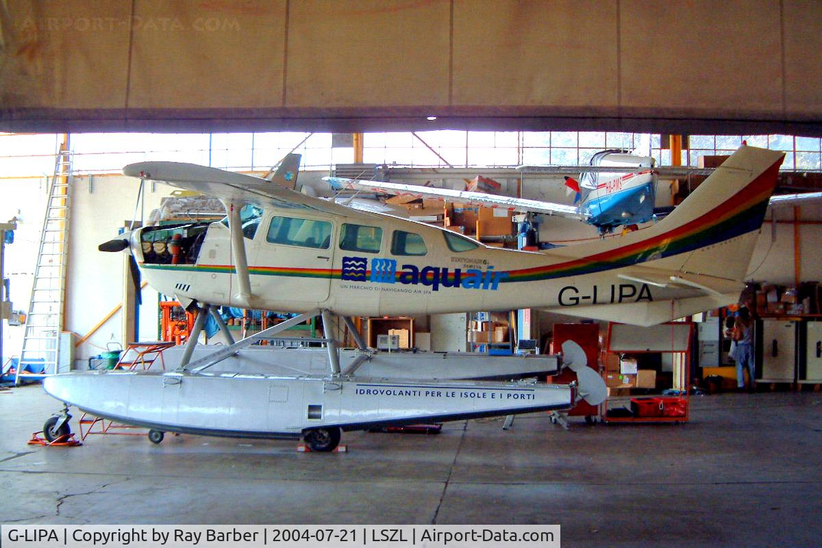 G-LIPA, 1977 Cessna U206G Stationair C/N U20604128, Cessna U.206G Stationair 6 [U206-04128] (Aquair) Locarno~HB 21/07/2004