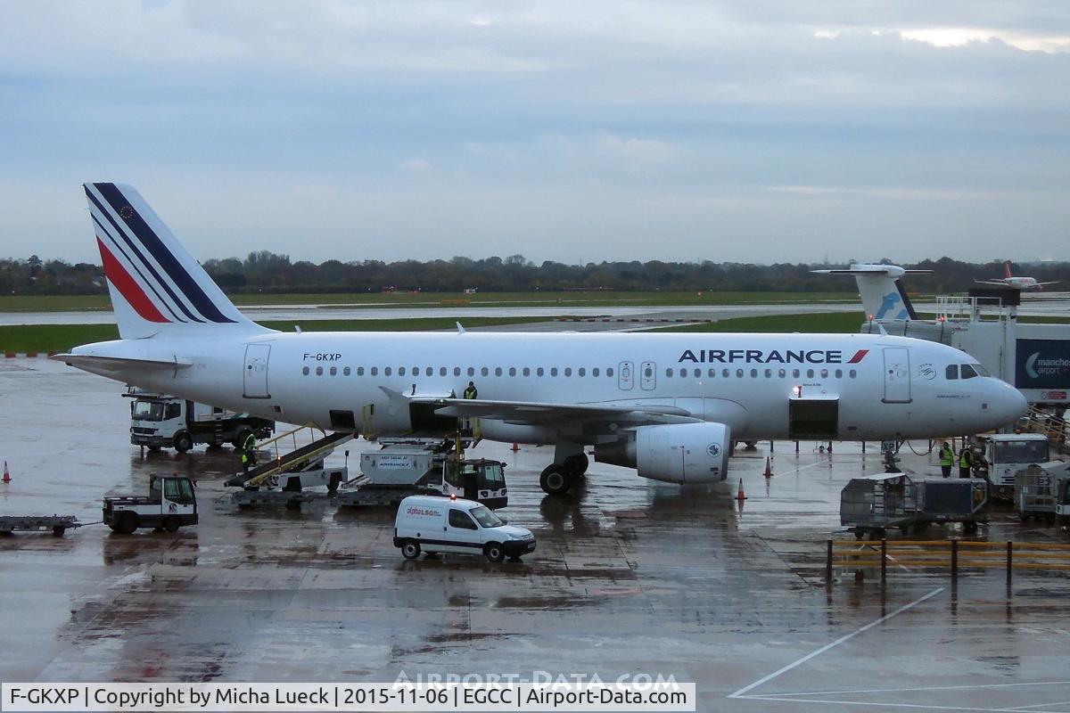 F-GKXP, 2008 Airbus A320-214 C/N 3470, At Manchester
