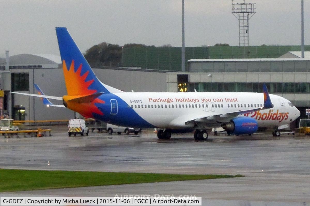 G-GDFZ, 2001 Boeing 737-86Q C/N 30276, At Manchester