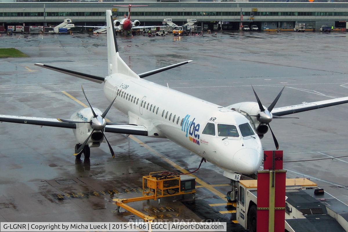 G-LGNR, 1993 Saab 2000 C/N 2000-004, At Manchester