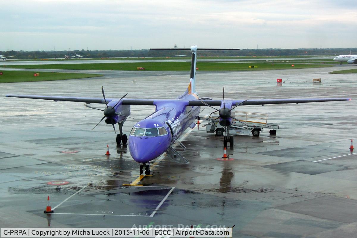 G-PRPA, 2008 De Havilland Canada DHC-8-402 Dash 8 C/N 4187, At Manchester