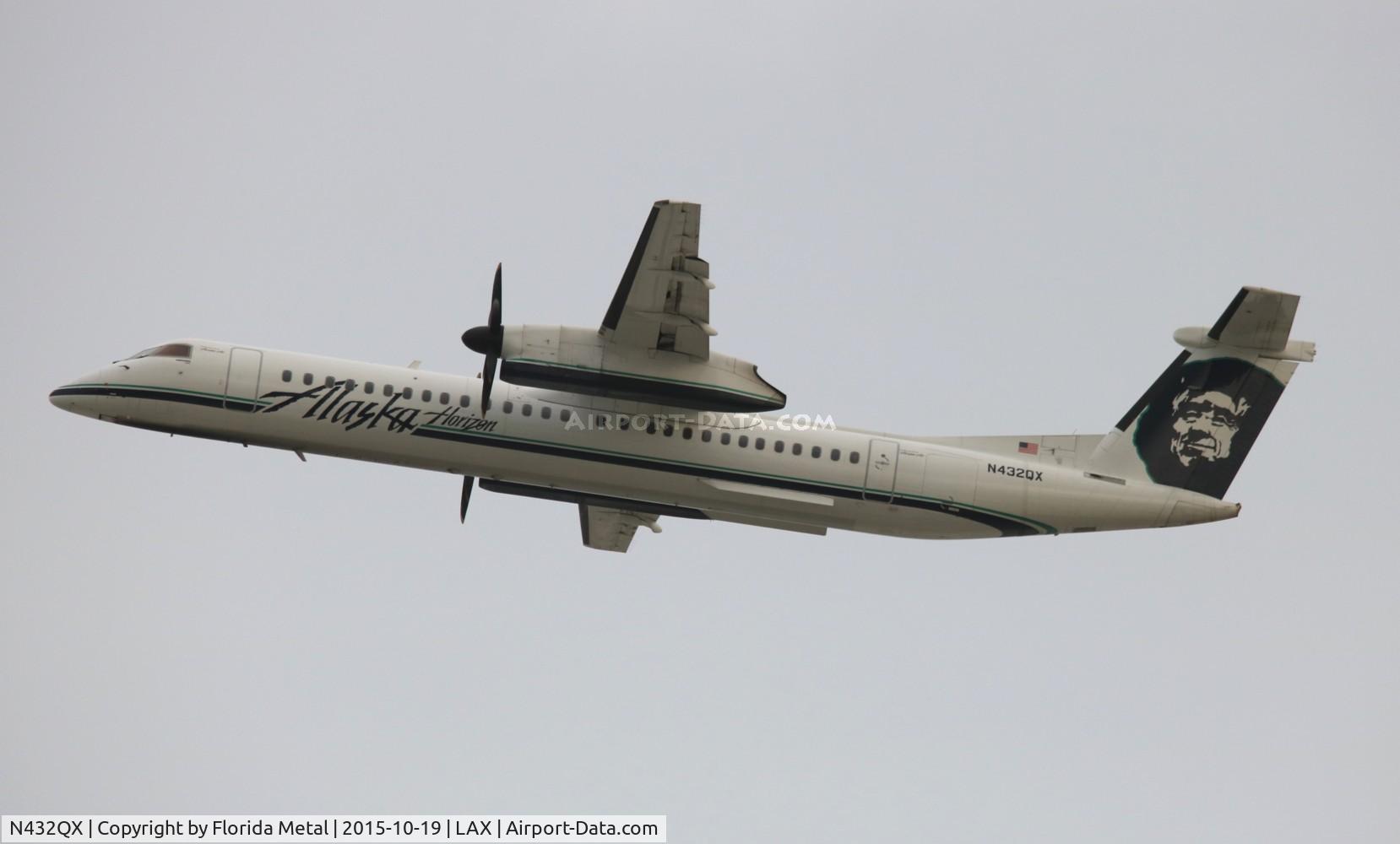 N432QX, 2007 De Havilland Canada DHC-8-402Q Dash 8 Dash 8 C/N 4166, Alaska Q400