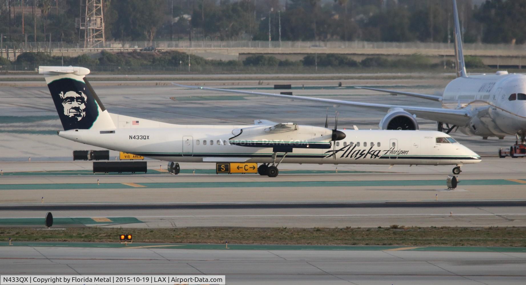 N433QX, 2008 Bombardier DHC-8-402 Dash 8 C/N 4210, Alaska Q400