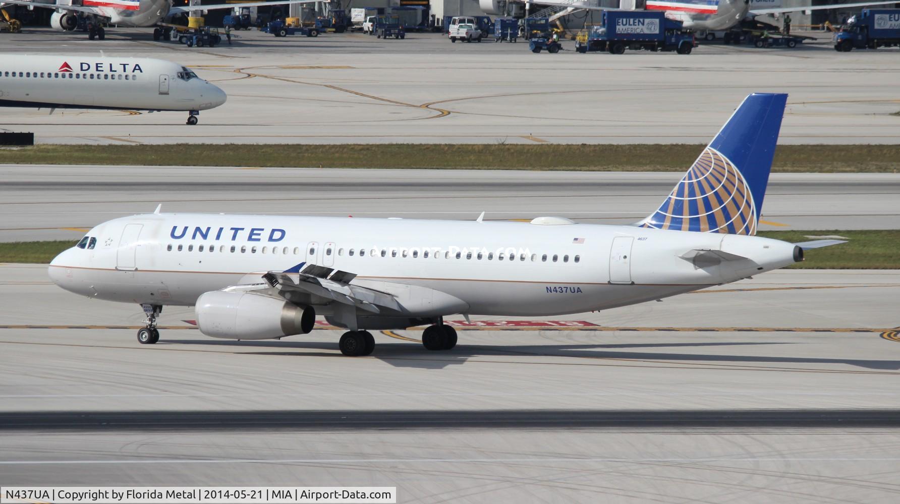 N437UA, 1997 Airbus A320-232 C/N 655, United