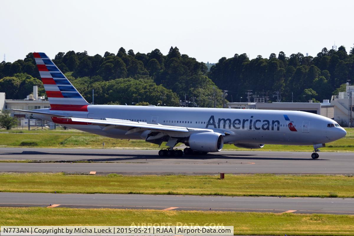 N773AN, 1999 Boeing 777-223 C/N 29583, At Narita