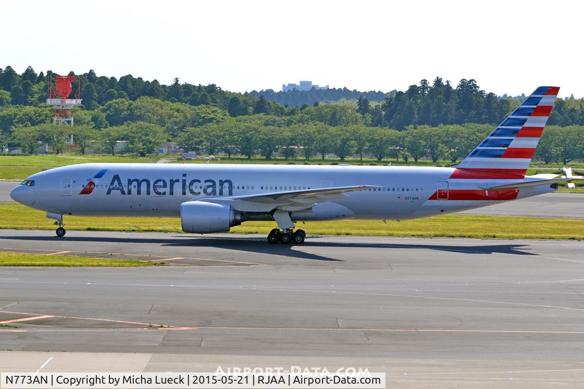 N773AN, 1999 Boeing 777-223 C/N 29583, At Narita