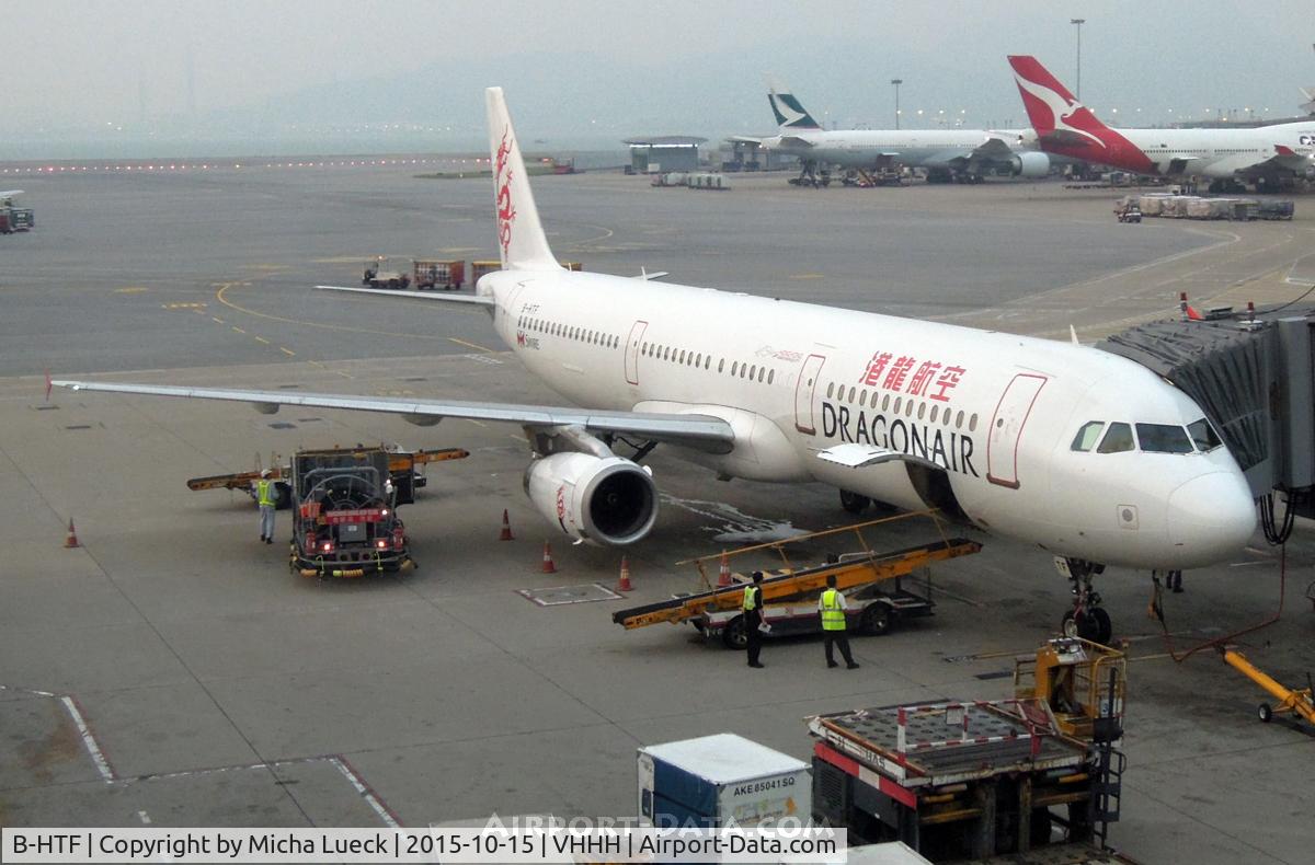 B-HTF, 1997 Airbus A321-231 C/N 633, At Hong Kong