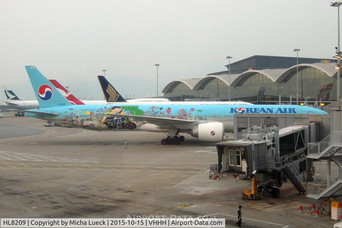 HL8209, 2010 Boeing 777-3B5/ER C/N 37646, Children's Drawing Contest Livery
