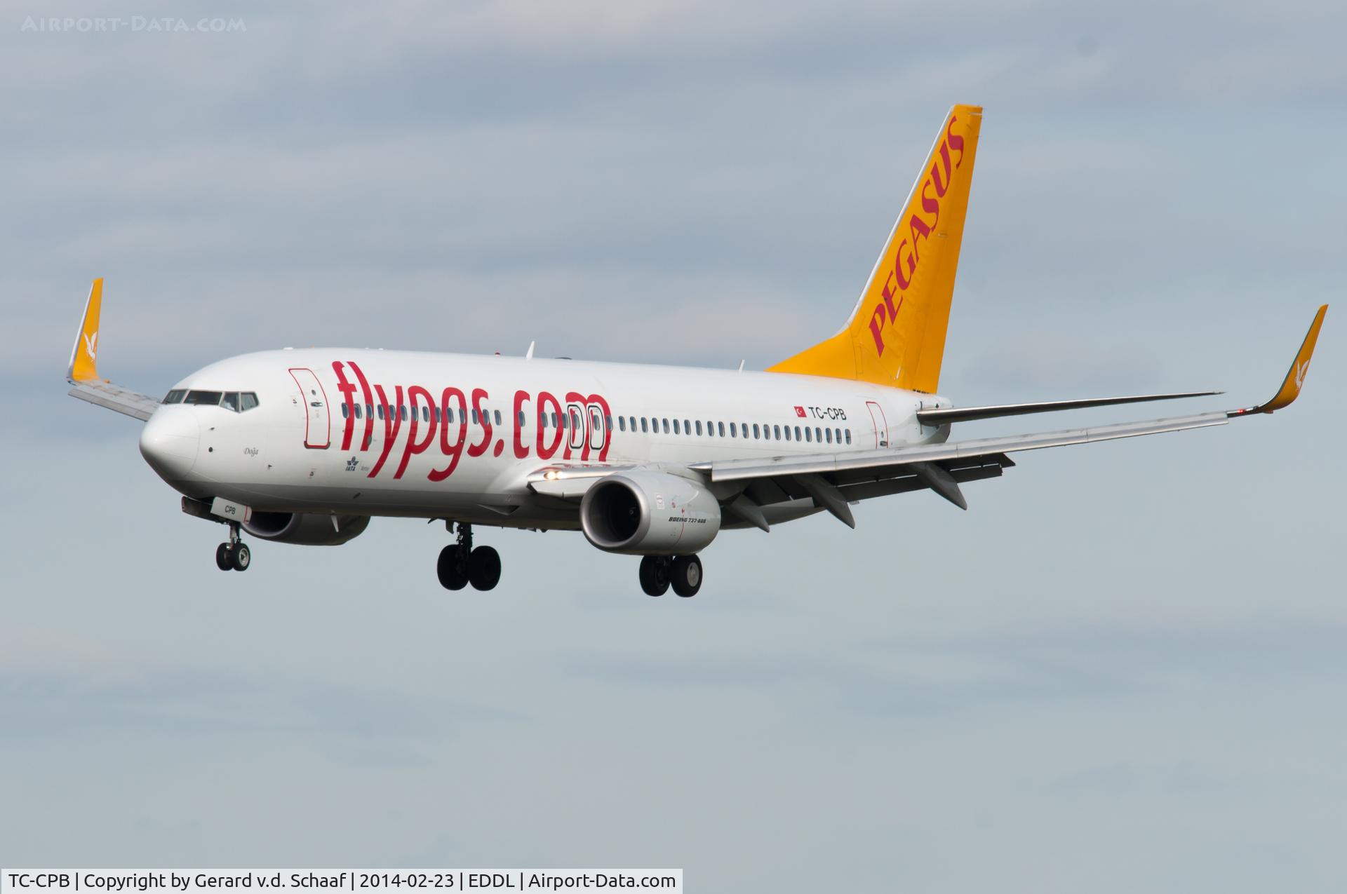 TC-CPB, 2012 Boeing 737-82R C/N 38177, Düsseldorf, February 2014
