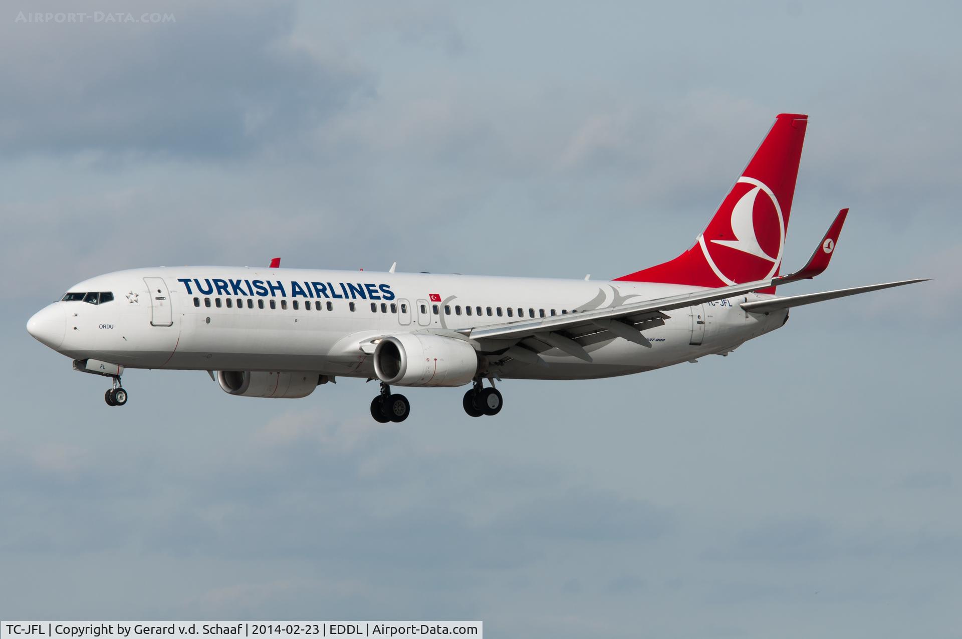 TC-JFL, 1999 Boeing 737-8F2 C/N 29774/269, Düsseldorf, February 2014