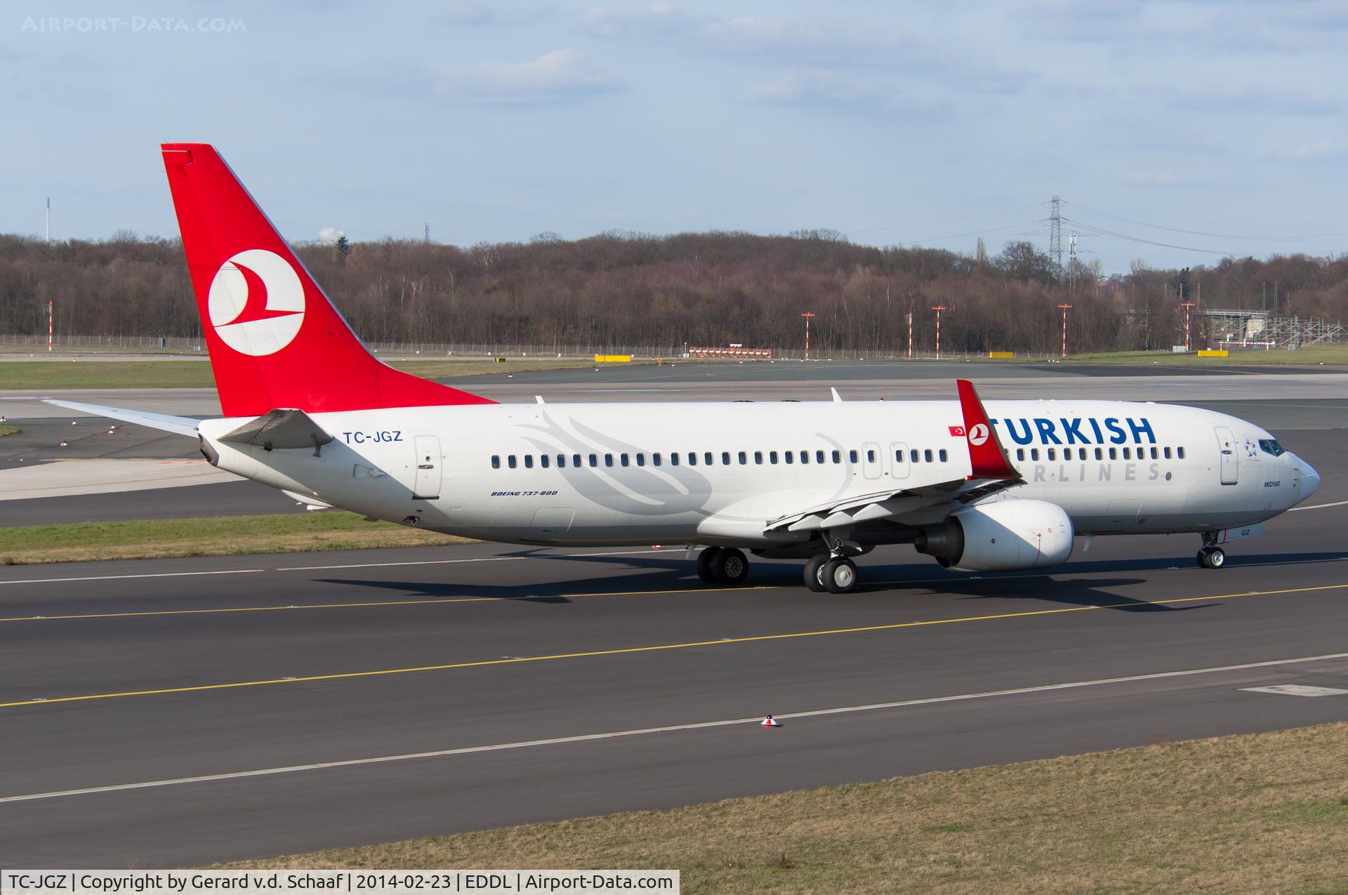 TC-JGZ, 2008 Boeing 737-8F2 C/N 35789, Düsseldorf, February 2014