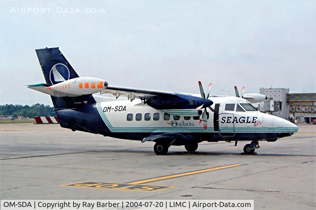 OM-SDA, 1987 Let L-410UVP-E Turbolet C/N 872006, LET L-410 UVP-E [872006] (Seagle Air) Milan-Malpensa~I 20/07/2004