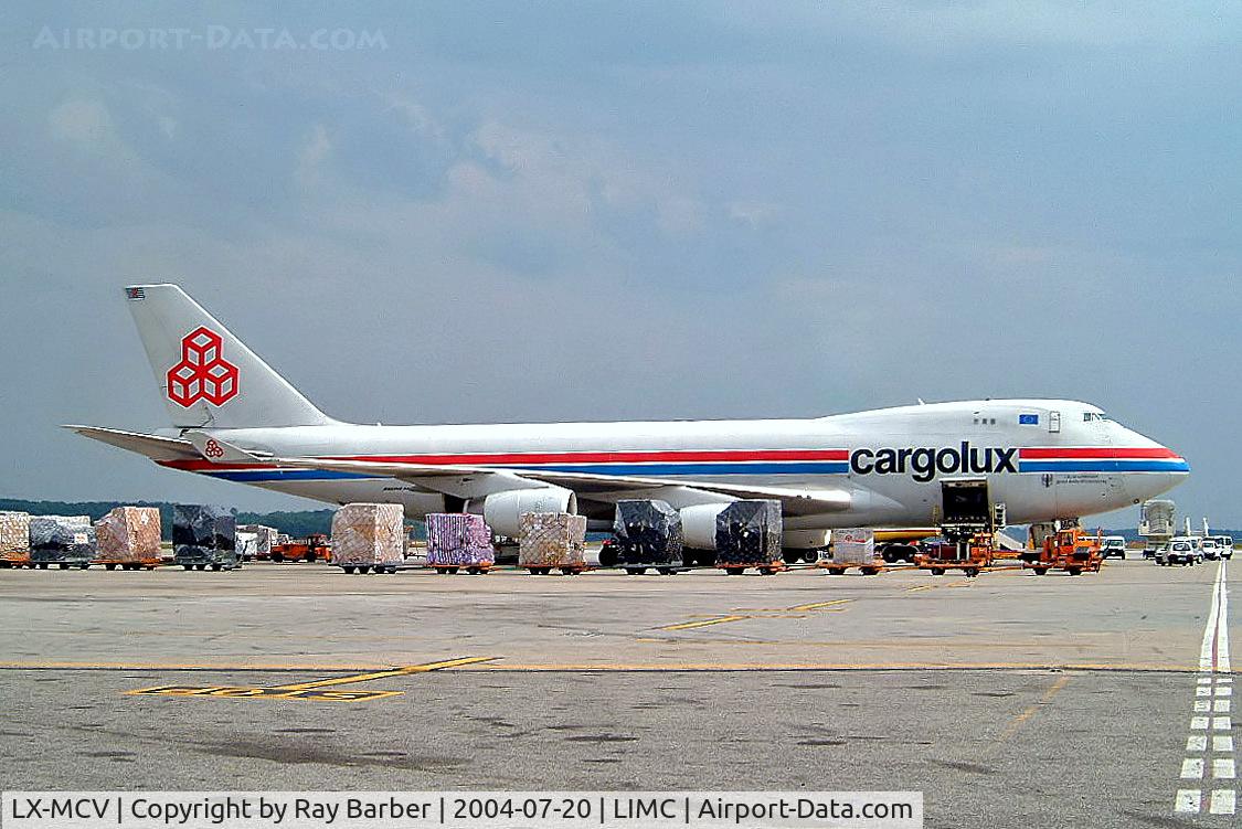 LX-MCV, 1998 Boeing 747-4R7F/SCD C/N 29729, Boeing 747-4R7F [29729] (Cargolux) Milan-Malpensa~I 20/07/2004