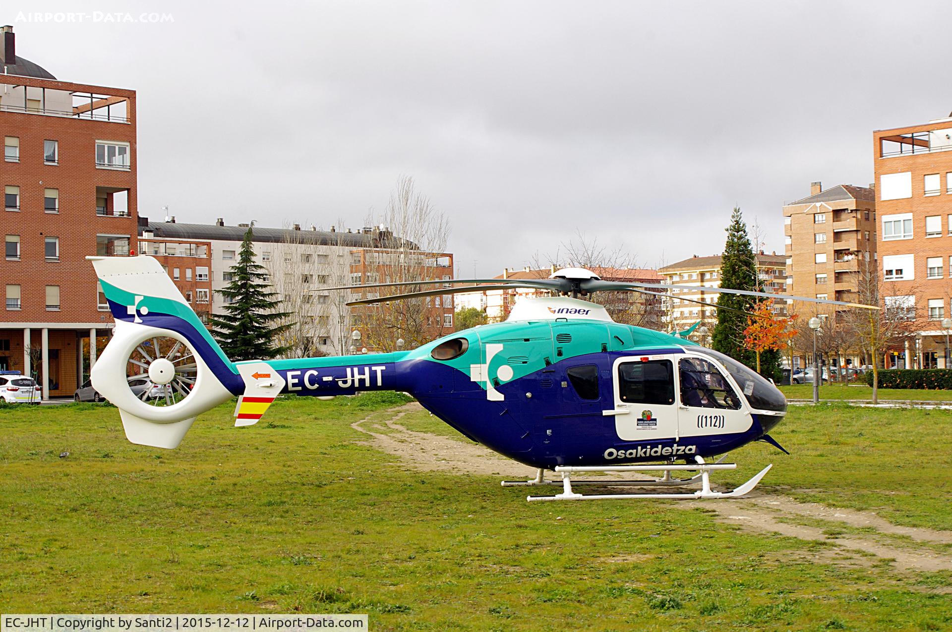 EC-JHT, 2005 Eurocopter EC-135T-2 C/N 0396, Txagorritxu Hospital, Vitoria, Spain.