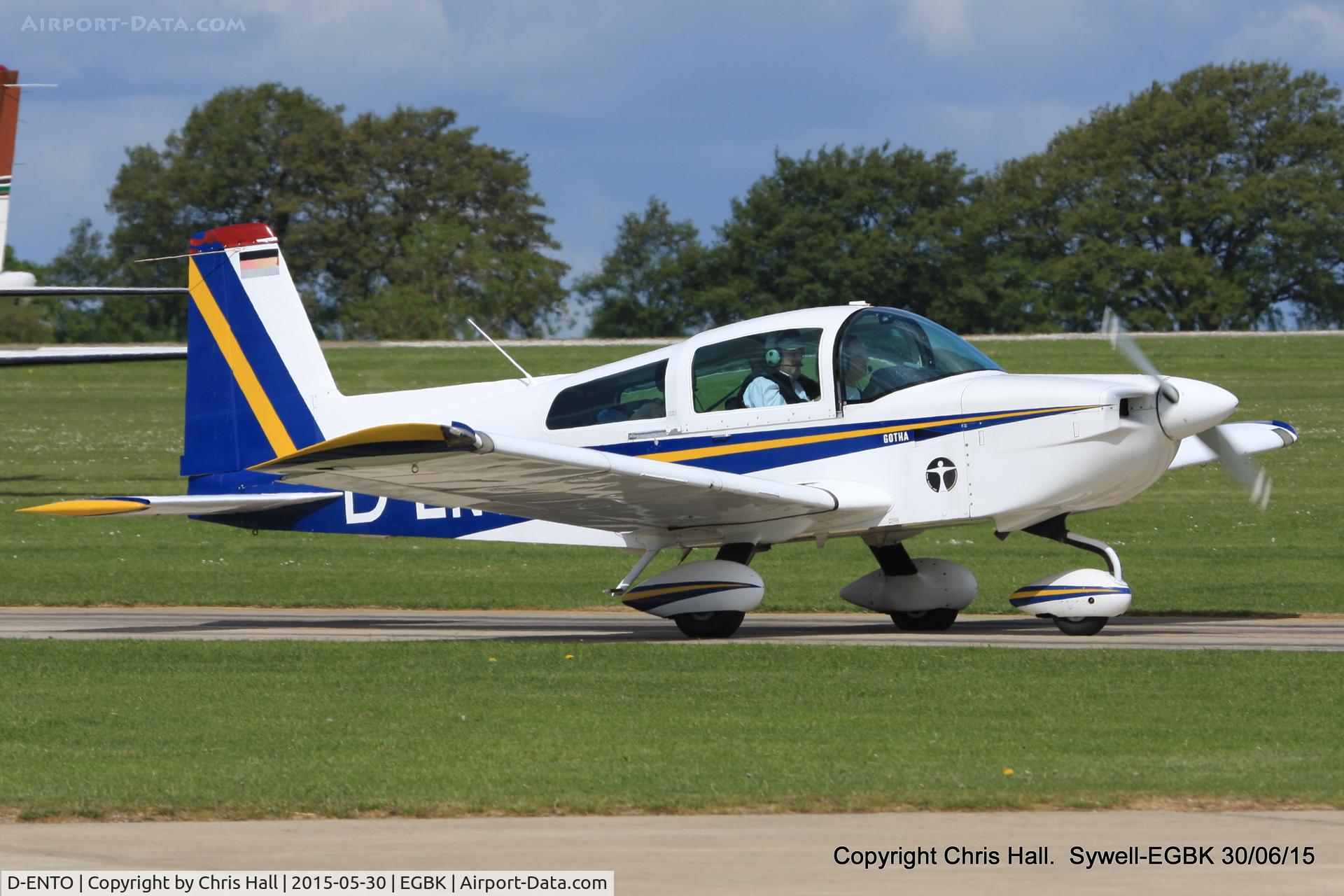 D-ENTO, 1993 American General AG-5B Tiger C/N 10166, at Aeroexpo 2015