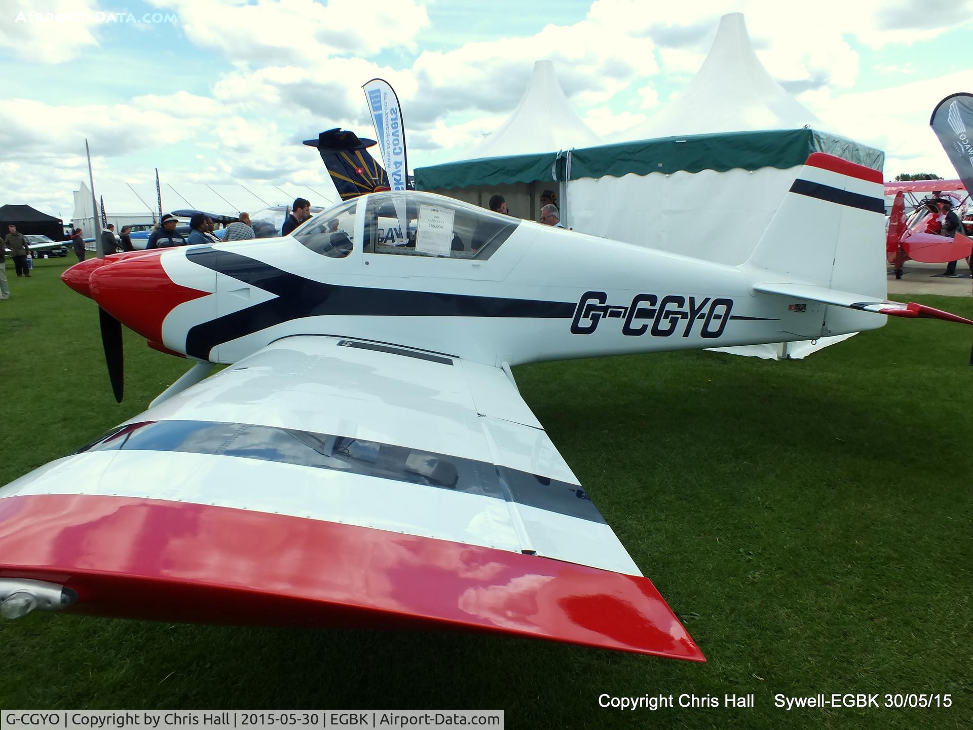 G-CGYO, 2005 Vans RV-6A C/N 24704, at Aeroexpo 2015