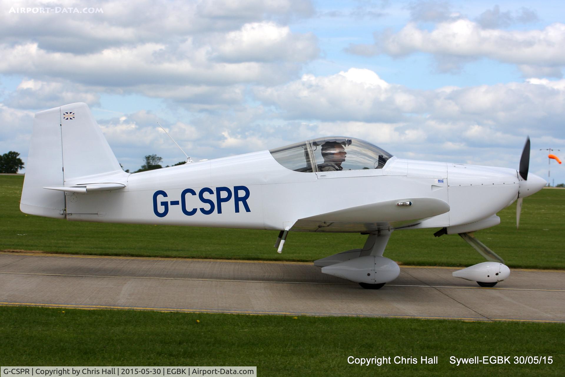 G-CSPR, 2000 Vans RV-6A C/N 25584, at Aeroexpo 2015