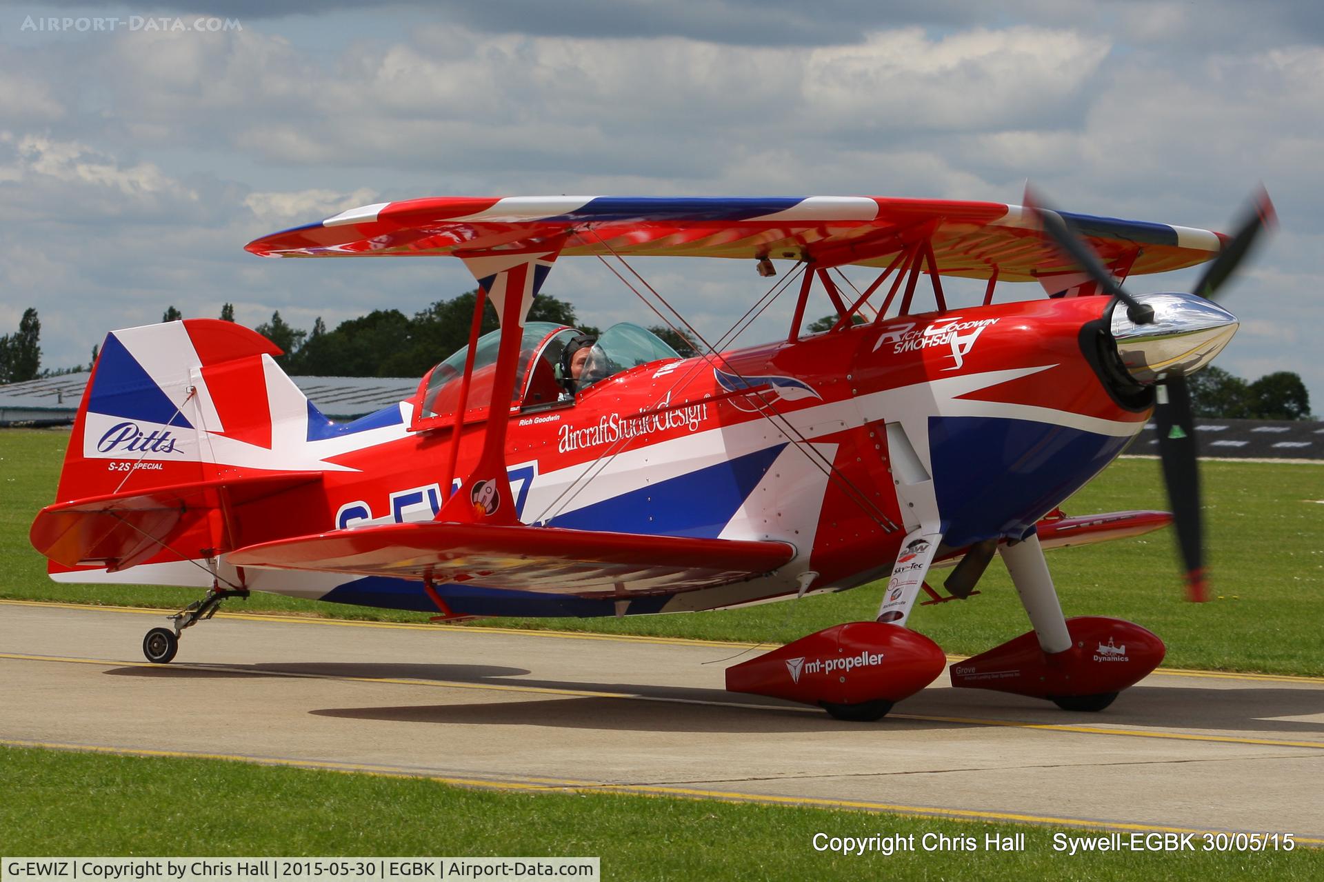 G-EWIZ, 1981 Pitts S-2S Special C/N S18, at Aeroexpo 2015