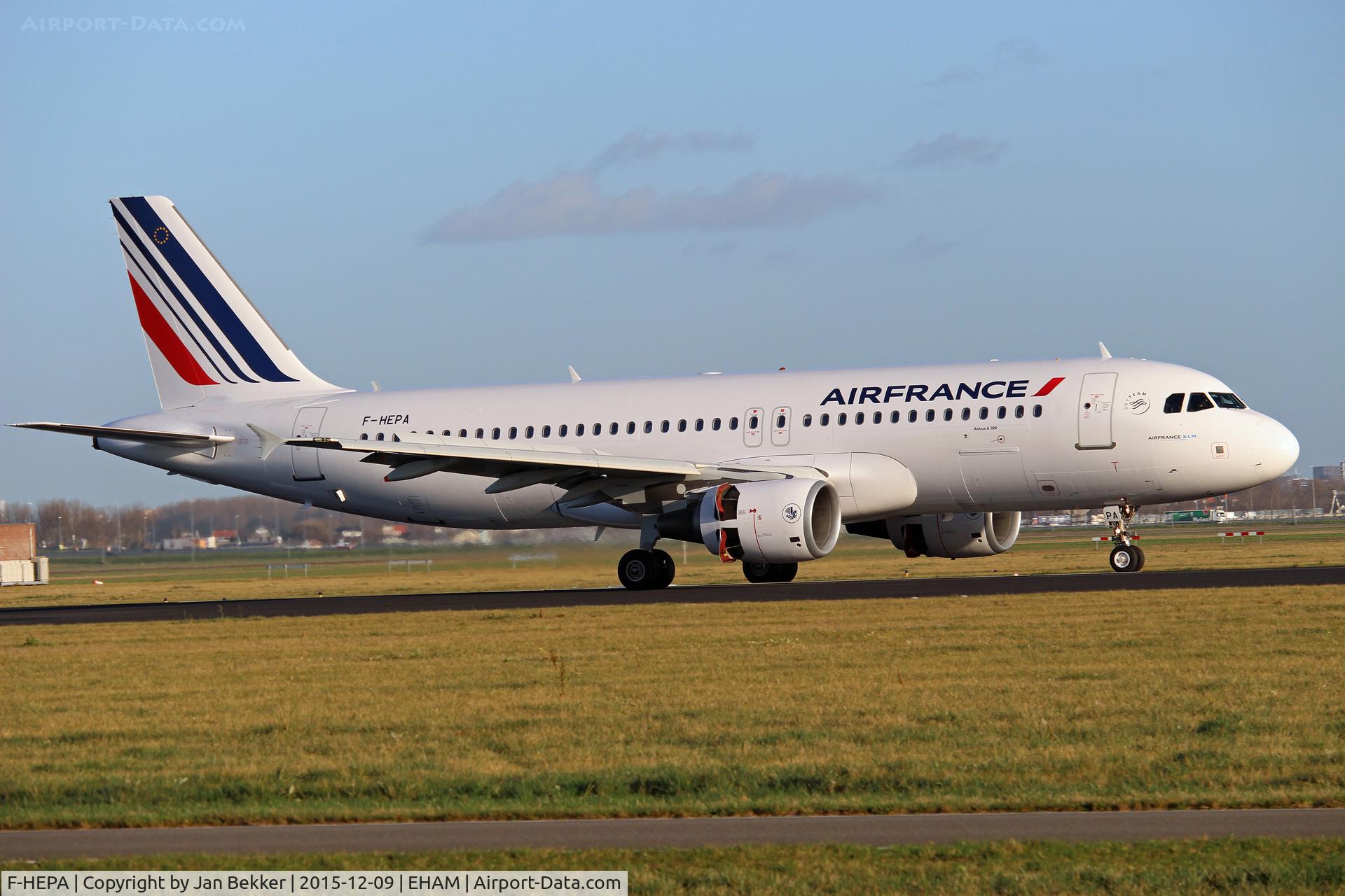 F-HEPA, 2009 Airbus A320-214 C/N 4139, Schiphol