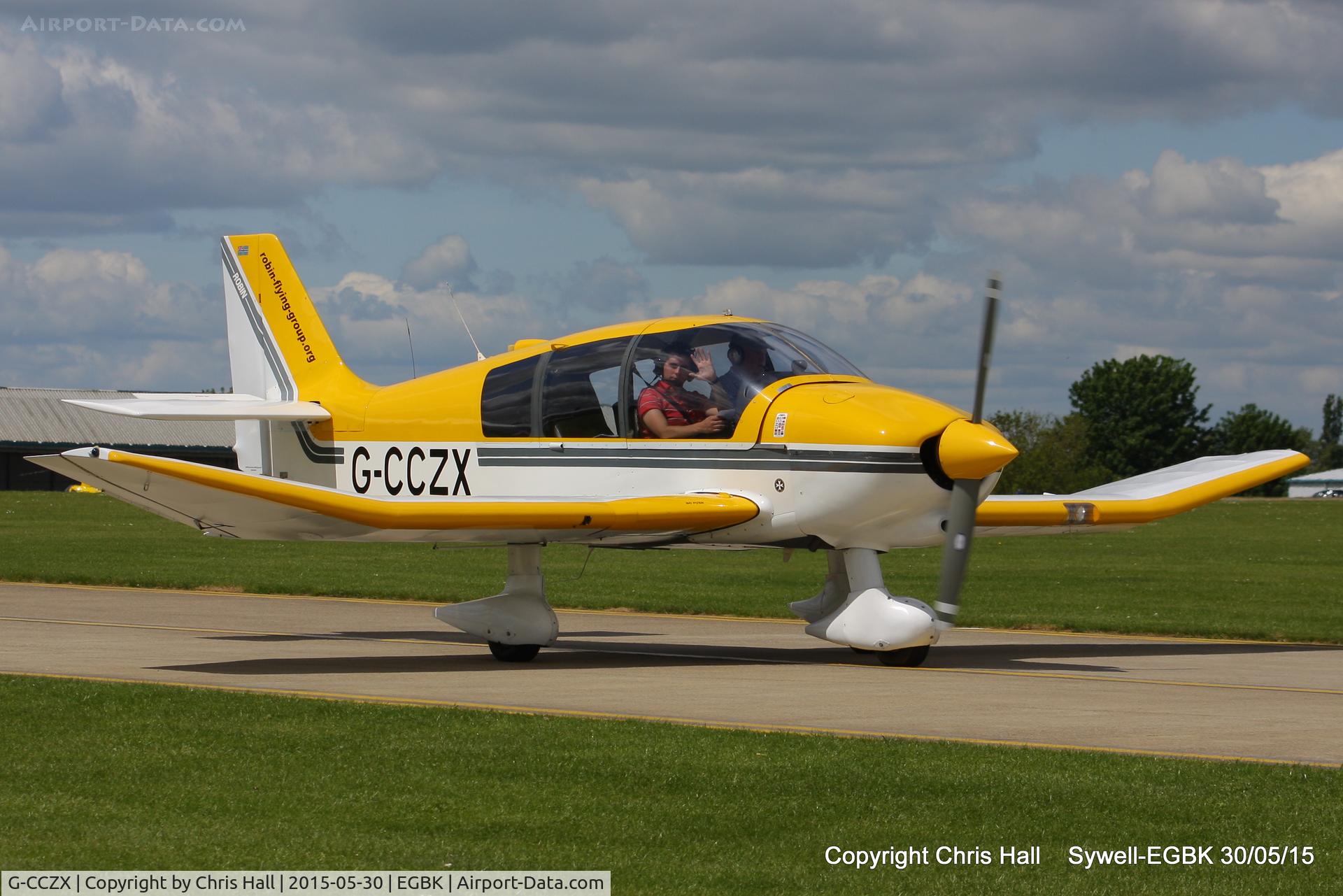 G-CCZX, 1992 Robin DR-400-180 Regent Regent C/N 2127, at Aeroexpo 2015