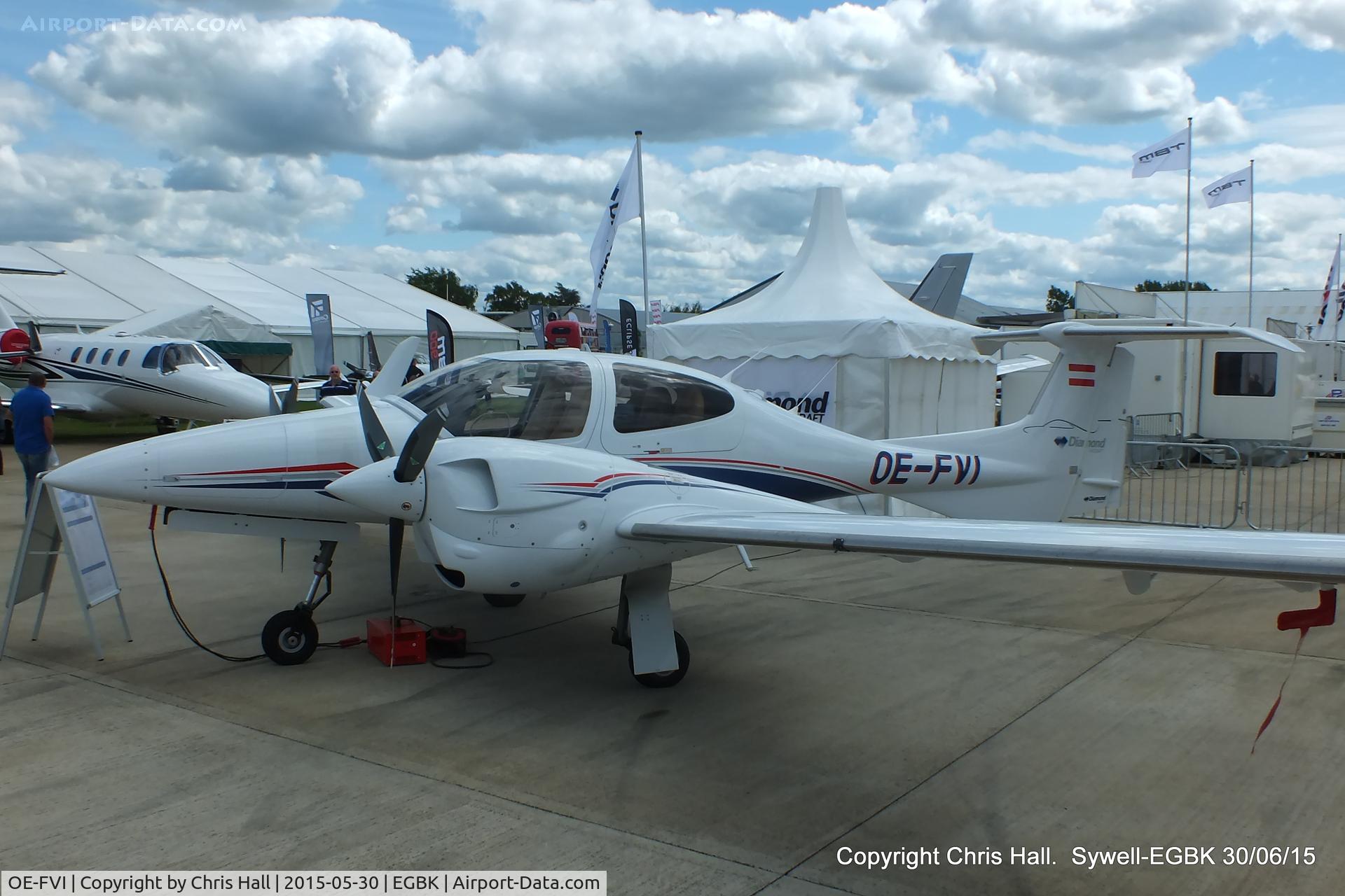 OE-FVI, Diamond DA-42NG Twin Star C/N 42.N103, at Aeroexpo 2015
