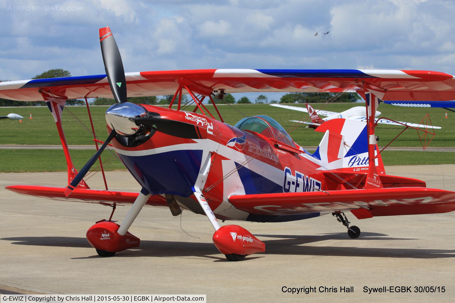 G-EWIZ, 1981 Pitts S-2S Special C/N S18, at Aeroexpo 2015