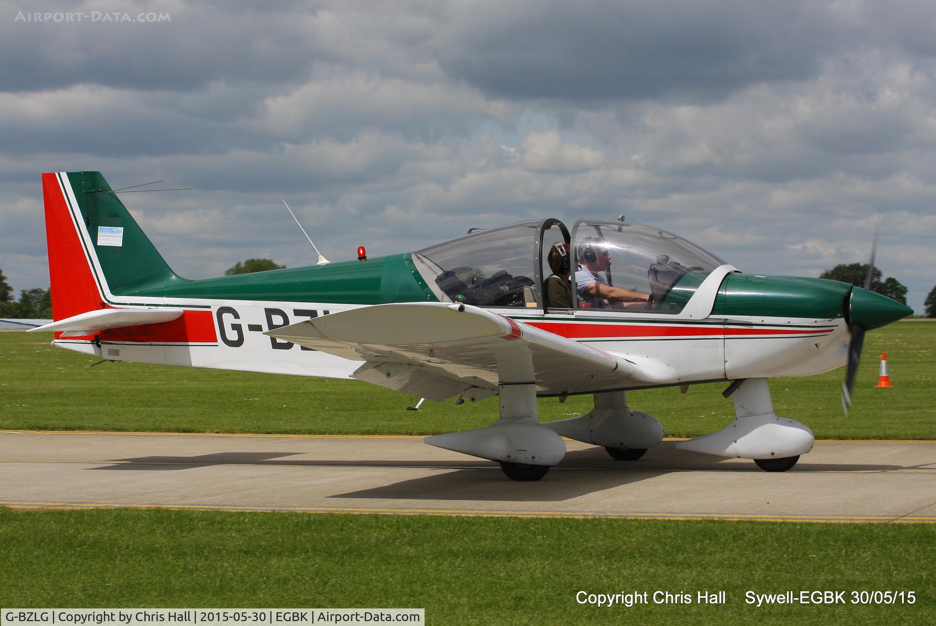 G-BZLG, 2000 Robin HR-200-120B C/N 353, at Aeroexpo 2015